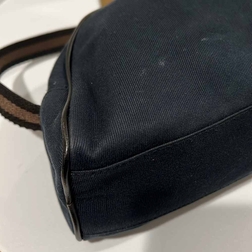 Gucci Navy Canvas Dome Shoulder Bag EUC - Picture 13 of 13